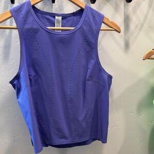 lululemon athletica Purple Laser-Cut Swift Ventilated Running Tank 6 NWOT
